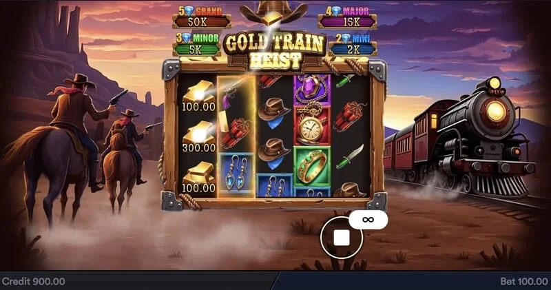 Gold Train Heist - ekrani kryesor me rrotullat dhe gjirin e piratëve